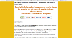 Desktop Screenshot of lievitomadre.org